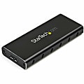 StarTech.com M.2 SSD Enclosure for M.2 SATA SSDs - USB 3.1 (10Gbps) with USB-C Cable - External Enclosure  - SM21BMU31C3 1 thumbnail image