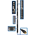 Tripp Lite 17.3kW 3-Phase Switched PDU, LX Platform Interface, 240V Outlets (24 C13/6 C19), Touchscreen LCD, NEMA L22-30P 415V, 0U, TAA - Power distribution unit (rack-mountable) - 24 A - AC 415 V - 17.3 kW - 3-phase 1 thumbnail image