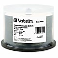 Verbatim® Printable DVD-R Disc Spindle, Pack Of 50