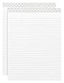 Office Depot® Brand Monogram Perforated Fashion Legal Pads, 8 1/2" x 11", Wide Ruled, 100 Pages (50 Sheets), Pack Of 2 Pads 1 thumbnail image