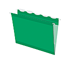 Pendaflex® Ready-Tab™ Reinforced Hanging Folders, With Lift Tab Technology, 1/5 Cut, Letter Size, Bright Green, Pack Of 25