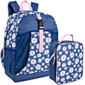 Trailmaker Polyester Backpack With Clip-On Lunch Bag, 17”H x 12-1/2”W x 7”D, Daisy Floral 1 thumbnail image