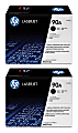HP 90A Black Toner Cartridges, Pack Of 2, CE390A 1 thumbnail image