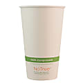 World Centric Paper Hot Cups, 16 Oz, Natural, Pack Of 1,000 Cups