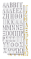Divoga™ Sticker Sheets, Greek Letters, Assorted Colors, Pack Of 3 1 thumbnail image