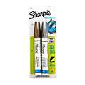 Sharpie® Paint Markers, Medium Point, Gold/Silver, Pack Of 2