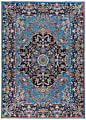 Linon Innova Area Rug, 2-9/53' x 3-9/53', Piero Blue/Navy 1 thumbnail image