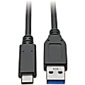 Tripp Lite USB C to USB-A Cable 3.1 10 Gbps USB-IF Certified USB Type C M/M 3ft - 1.25 GB/s - 3 ft - 1x Type A Male USB - U428C03G2 1 thumbnail image