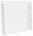 Deflect-O Acrylic Countertop Barriers, 24"H x 27"W x 3/16"D, Clear, Set Of 2 Barriers