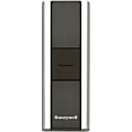 Honeywell RPWL301A1006/A Decor Wireless Surface Mount Door Chime Push Button - Black, Platinum - Plastic