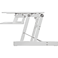 Lorell® Sit-To-Stand Desk Riser Plus, White