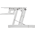 Lorell® Sit-To-Stand Desk Riser Plus, White 1 thumbnail image