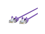 Belkin CAT6 Slim Gigabit Snagless UTP Ethernet Cable - 6 ft Category 6 Network Cable  - CE001B06PURS 1 thumbnail image