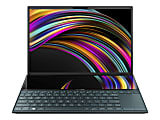 Asus ZenBook Duo UX481 UX481FA-DB71T 14" Touchscreen Notebook  - 1920 x 1080 - Intel Core i7 i7-10510U Quad-core 1.80 GHz - 8 GB RAM - 512 GB SSD - Celestial Blue - Windows 10 Home - Intel UHD Graphics 620 - 21.80 Hour Battery 1 thumbnail image