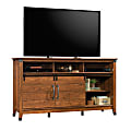 Sauder® Carson Forge Credenza For 60" TVs, 35"H x 62-1/2"W x 18-5/8"D, Washington Cherry 1 thumbnail image