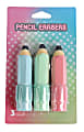 Office Depot® Brand Fun Erasers, Pencils, Green/Pink/Blue 1 thumbnail image