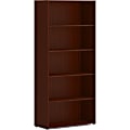 HON® Mod 65"H 5-Shelf Bookcase, Mahogany