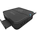 Accell Power Wireless Charger Pad - Qi-compatible charging with 5 USB Ports and 2 AC Outlets, 8ft power cord, stand holds up to 3 devices - 120 V AC Input - 5 V DC Output - Input connectors: USB