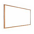 Ghent M2W Non-Magnetic Dry-Erase Whiteboard, Porcelain, 18" x 24", Oak Wood Frame, Natural Finish