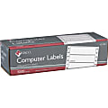 MACO® High-Speed Data Processing Labels, M42-451, Rectangle, 3 1/2" x 15/16", White, Box Of 5,000 1 thumbnail image