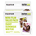 Fujifilm Instax Mini ISO 800 Film Sheets, 10 Film Sheets Per Pack, Set Of 6 Packs
