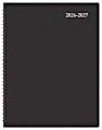 2026-2027 Office Depot® Brand 14-Month Weekly/Monthly Academic Planner, Horizontal Format, 8" x 11", 30% Recycled, Black, July 2026 To August 2027 1 thumbnail image