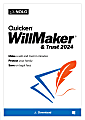 Individual Software QUICKEN WillMaker & Trust, 2024, For 1 Device, 1-Year Subscription, Windows 10/11, Download