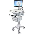 Ergotron StyleView Cart with LCD Pivot, 2 Drawers