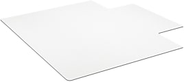 ES Robbins Natural Origins® Vinyl Chair Mat For Hard Floors, With Lip, 45" x 53", Clear 1 thumbnail image