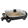 MegaChef Aluminum Nonstick Electric Skillet, 11-13/16”, Black 1 thumbnail image