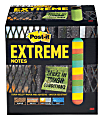 Post-it Notes Extreme Notes, 3" x 3", Mixed Colors, Pack Of 12 Pads