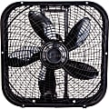 Holmes 20" Box Fan - Black - 5 Blades - 20" Diameter - 3 Speed - Removable Grill, Easy to Clean, Carrying Handle - Metal - Black 1 thumbnail image