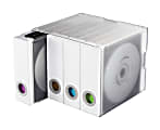 Atlantic Parade 96-Disc Storage Cube, White, ATL96635495