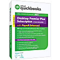 Intuit® QuickBooks® Desktop Premier Plus With Enhanced Payroll 2021, 1-Year Subscription, For Windows®, Disc/Download