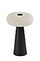 Adesso Ozzie LED Cordless Indoor/Outdoor Table Lamp, 11-1/4”H, White Shade/Black Base 1 thumbnail image