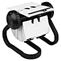 Lorell Metal Tubular Rotary Card File - 250 Card Capacity - Black 1 thumbnail image