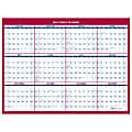 2024 AT-A-GLANCE® Horizontal Reversible Erasable Yearly Wall Calendar, 16" x 12", January to December 2024, PM330B28