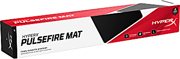HyperX Pulsefire Mat Gaming Mouse Pad, 17.72" x 15.75", Black/Red, 4Z7X4AA 1 thumbnail image