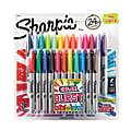 Sharpie® Color Burst Permanent Markers, Fine Point, Assorted Colors, Pack Of 24