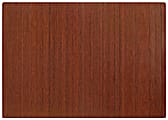 Anji Mountain Bamboo Roll-Up Chair Mat, 48" x 72", 1/4"-Thick, Dark Cherry