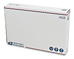 United States Post Office Fold-Over Flap Shipping Boxes, 12-1/4" x 3" x 17-5/8", White/Blue/Red, Pack Of 20 Boxes 1 thumbnail image