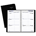 AT-A-GLANCE® DayMinder® Weekly Appointment Book/Planner, 4 7/8" x 8", Black, January to December 2019