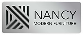 Custom 1-Color Foil-Stamped Labels And Stickers, 1" x 2-1/2" Rectangle, Box Of 500 Labels 1 thumbnail image