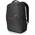 Lenovo Professional Carrying Case (Backpack) for 15.6" Lenovo Notebook - Black - Wear Resistant, Tear Resistant - Polyurethane, Polyester - Fabric Exterior Material - Trolley Strap, Handle, Shoulder Strap - 12.3" Height x 19.3" Width x 6.5" Depth
