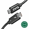 Plugable Thunderbolt 4 Cable with 240W Charging, Thunderbolt Certified, 3.3 Feet (1M),1x 8K Display, 40 Gbps - TBT4240W1M 1 thumbnail image
