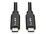 Tripp Lite USB Type C to USB C Cable USB 2.0 5A Rating USB-IF Cert M/M 3M - First End: 1x Type C Male USB - U040C3MC5A 1 thumbnail image