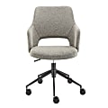 Eurostyle Darcie Office Chair, Light Gray/Black