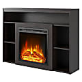 Ameriwood Home Alwick Mantel With Electric Fireplace, 29-3/4"H x 41-5/8"W x 9-3/4"D, Espresso 1 thumbnail image
