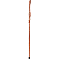 Brazos Walking Sticks™ Extra-Size Hitchhiker Free Form Oak Walking Stick, 58", Red