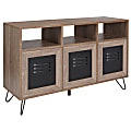 Flash Furniture 3-Shelf Storage Console Table, 26-1/2"H x 44"W x 13-3/4", Rustic 1 thumbnail image